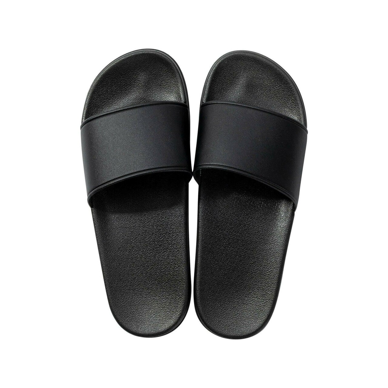 Craft Express Black DTF Sliders, Adult Size Customizable Slide Sandals